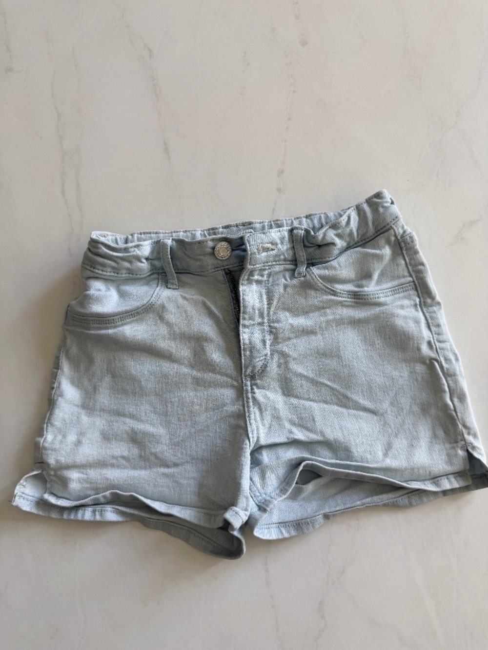 Light blue shorts